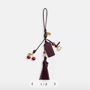 Coach bag charm